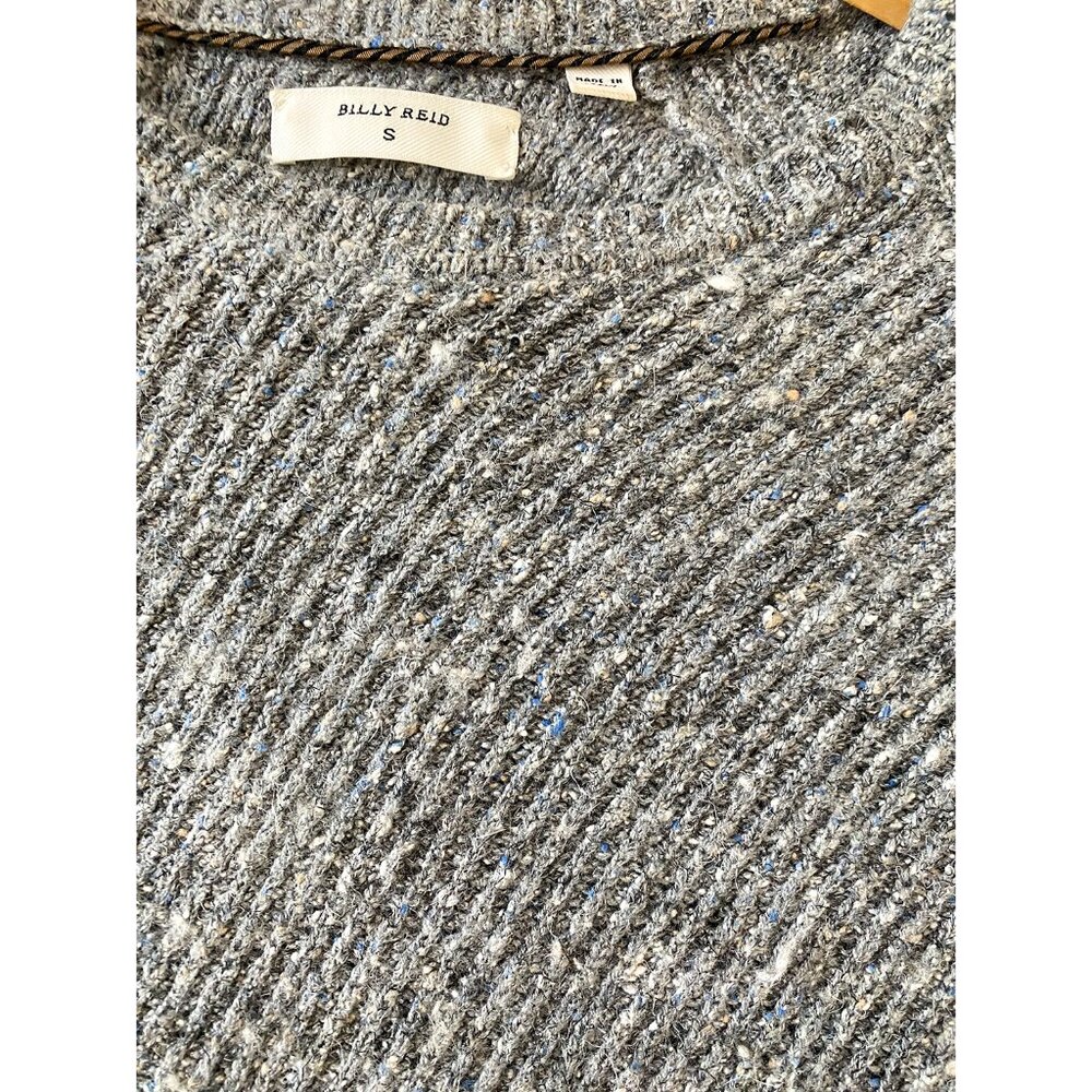Fall Sweater! Billy Reid Gray Speckled Sweater | Size S